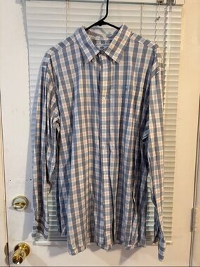 Southern Tide Classic Fit Cotton/Spadex Sport Dress Shirt Men’s Size XL